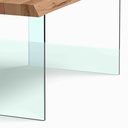 Brooks Dining Table - Glass Base