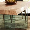 Brooks Dining Table - Glass Base