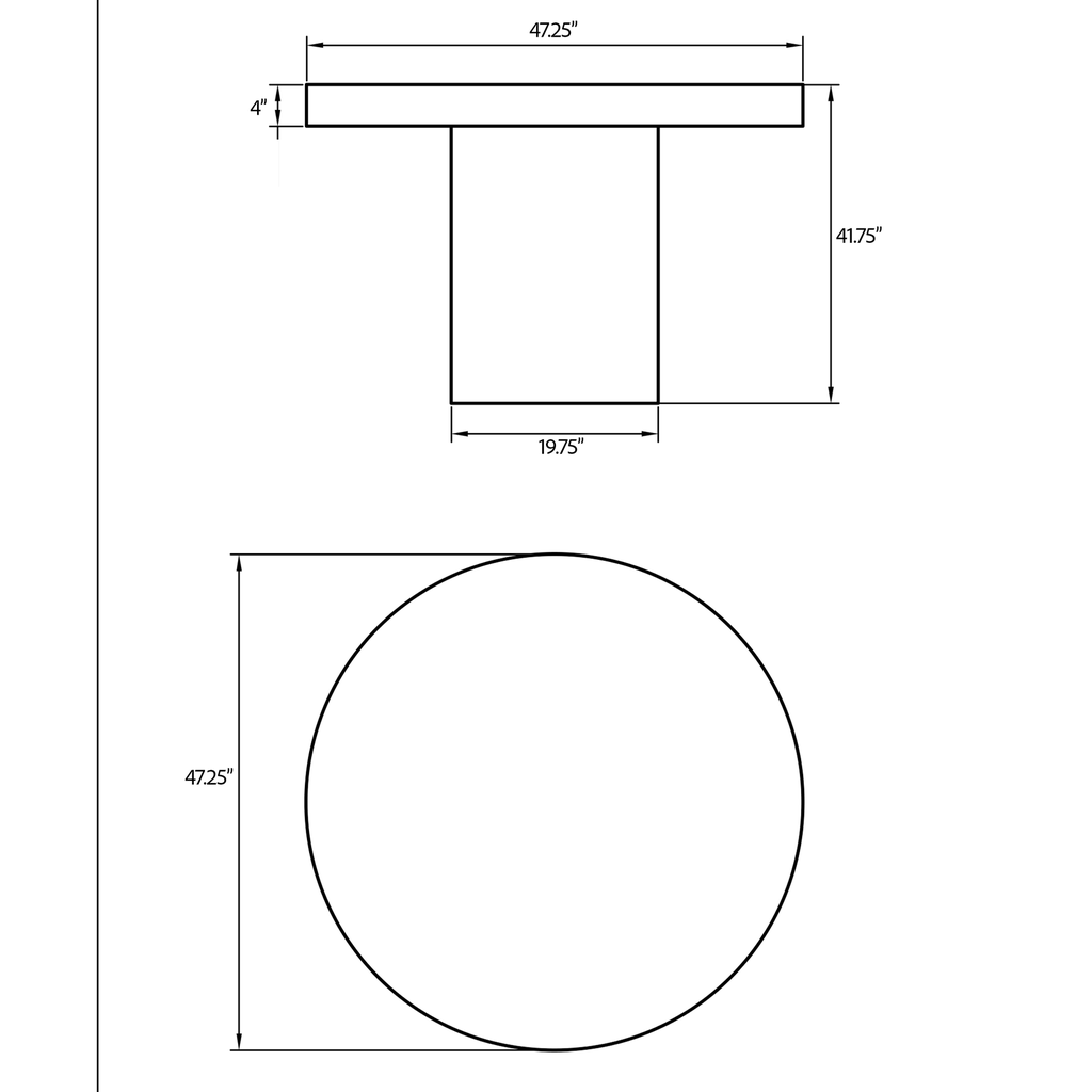 Circa Table - Bar Height