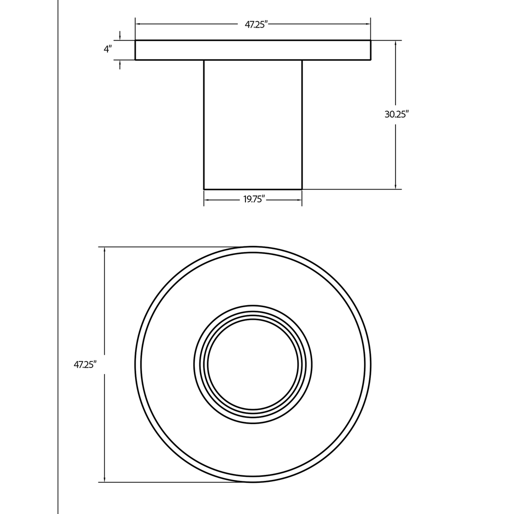 Circa Table - Dining Height