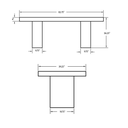 Elcor Table - Counter Height