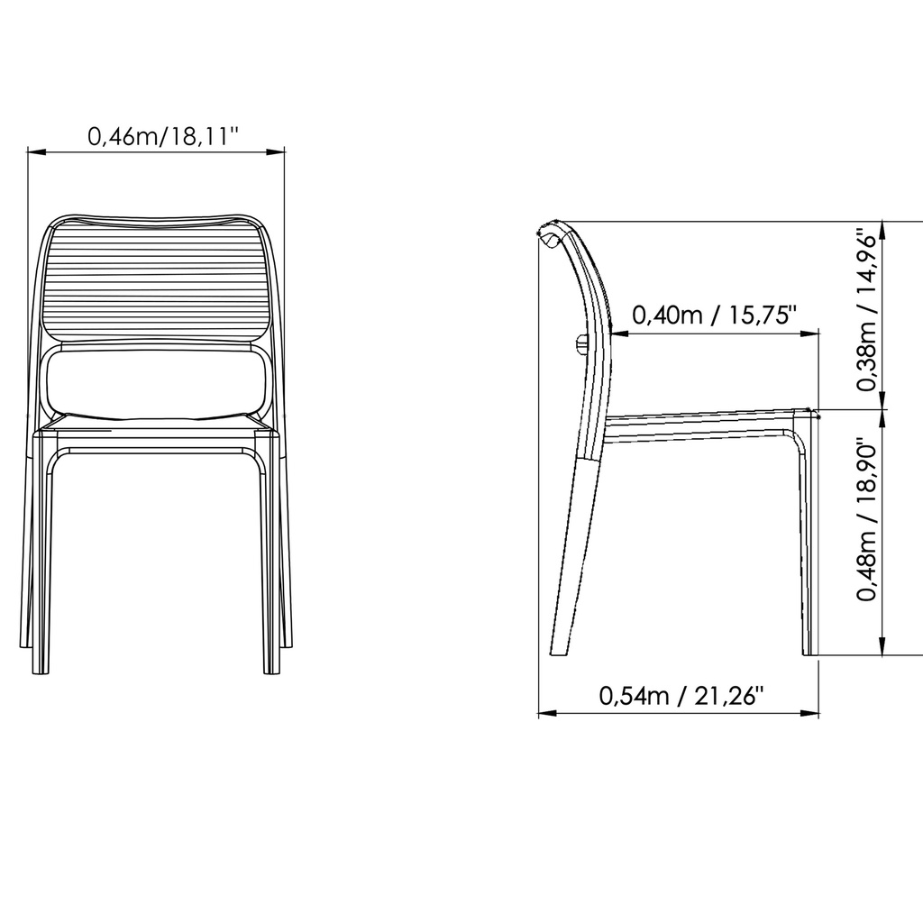 Chloe Stackable Side Chair