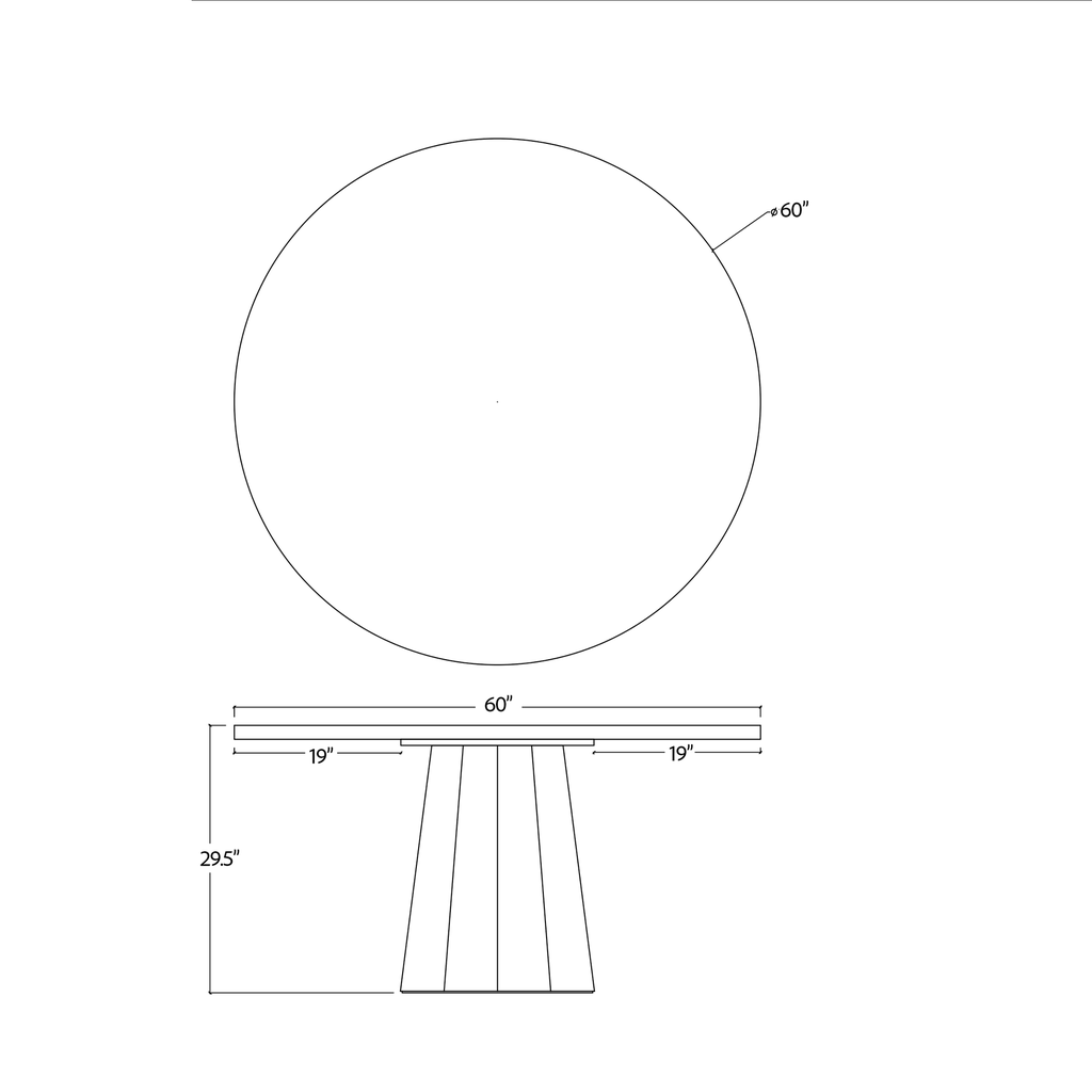 Kaia Round Dining Table
