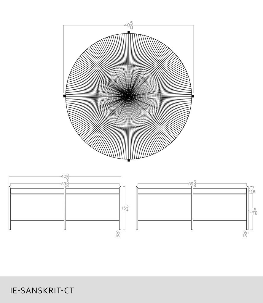 Sanskrit Coffee Table