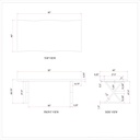 Brooks Dining Table - X Base