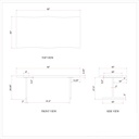 Brooks Dining Table - T Base