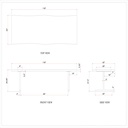 Brooks Dining Table - T Base