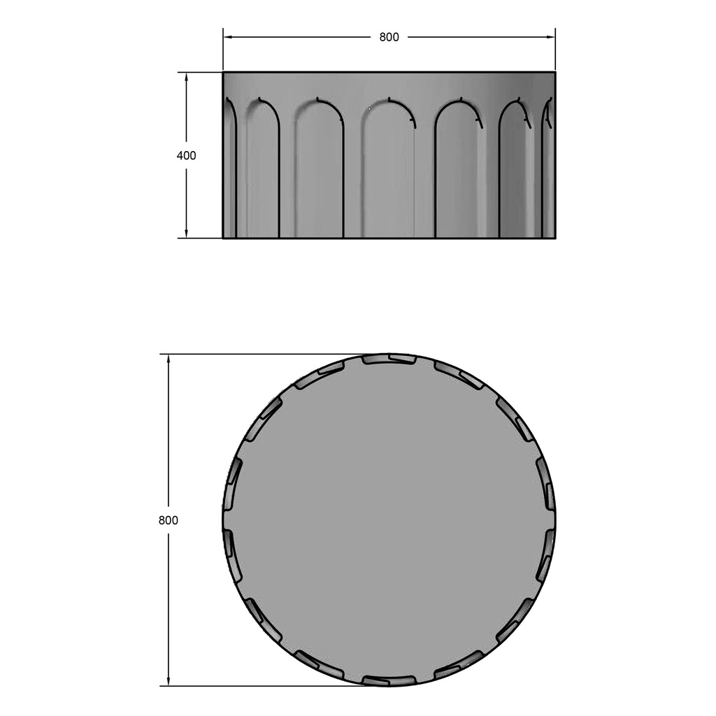 Atlas Round Coffee Table