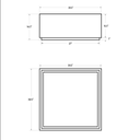 Bloc Square Coffee Table