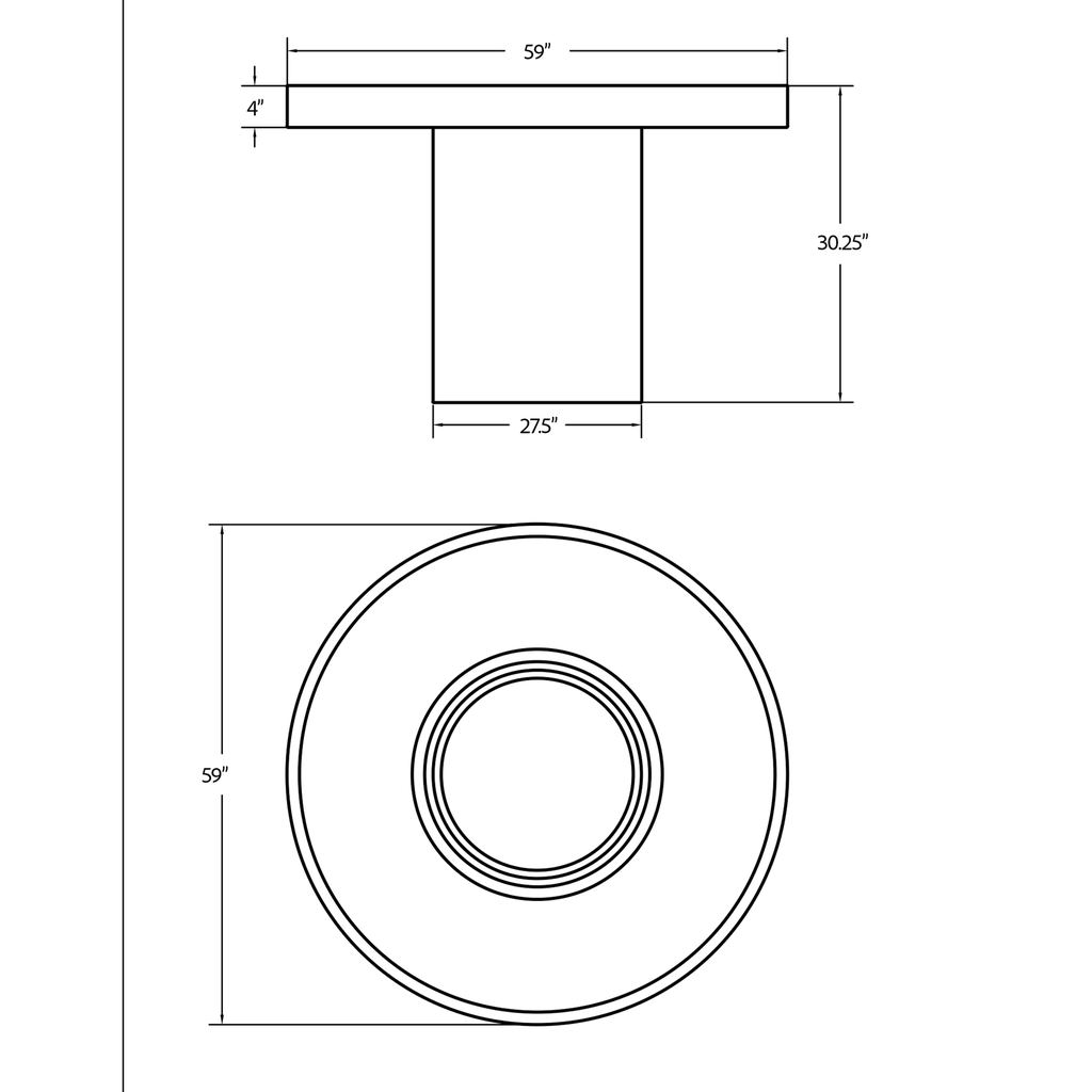Circa Table - Dining Height