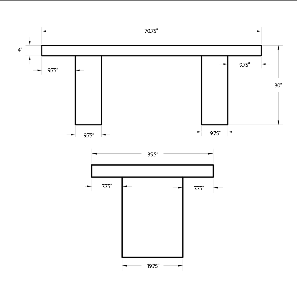 Elcor Table - Dining Height