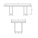 Elcor Table - Counter Height