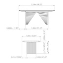 Laguna Wooden Dining Table