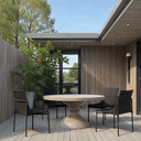 Spindle 59" Round Dining Table