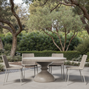 Spindle 59" Round Dining Table