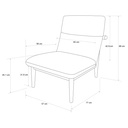 Hudson Leather Accent Chair