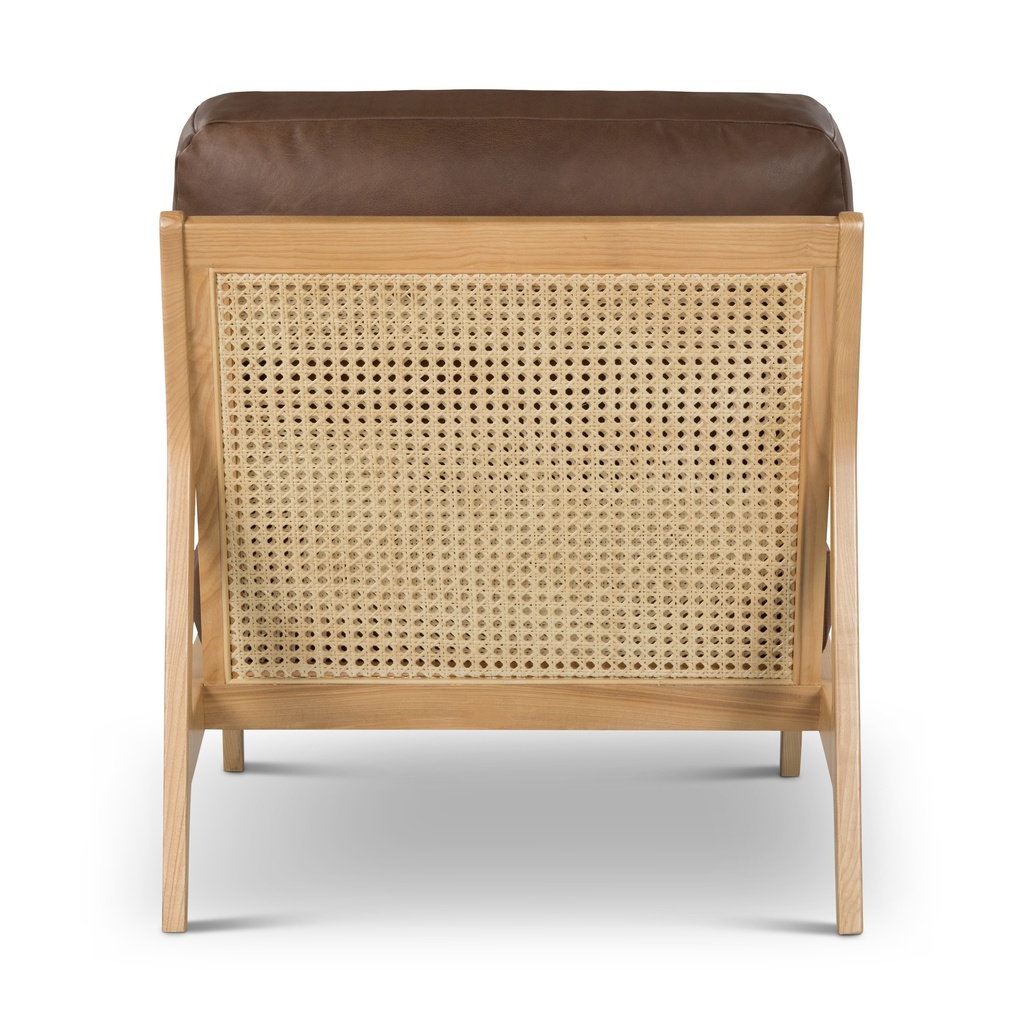 Carmelo Genuine Leather Accent Chair