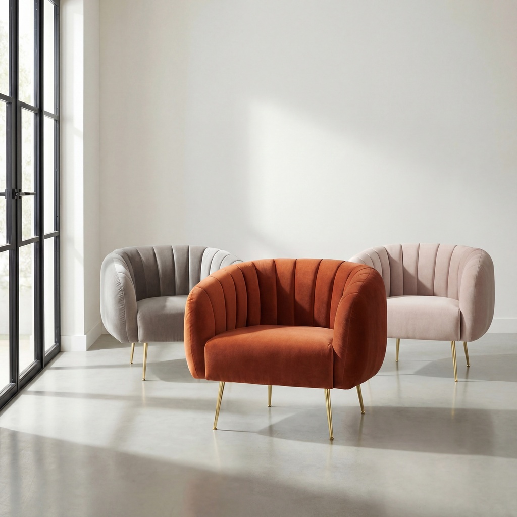 Channeled Accent Chair