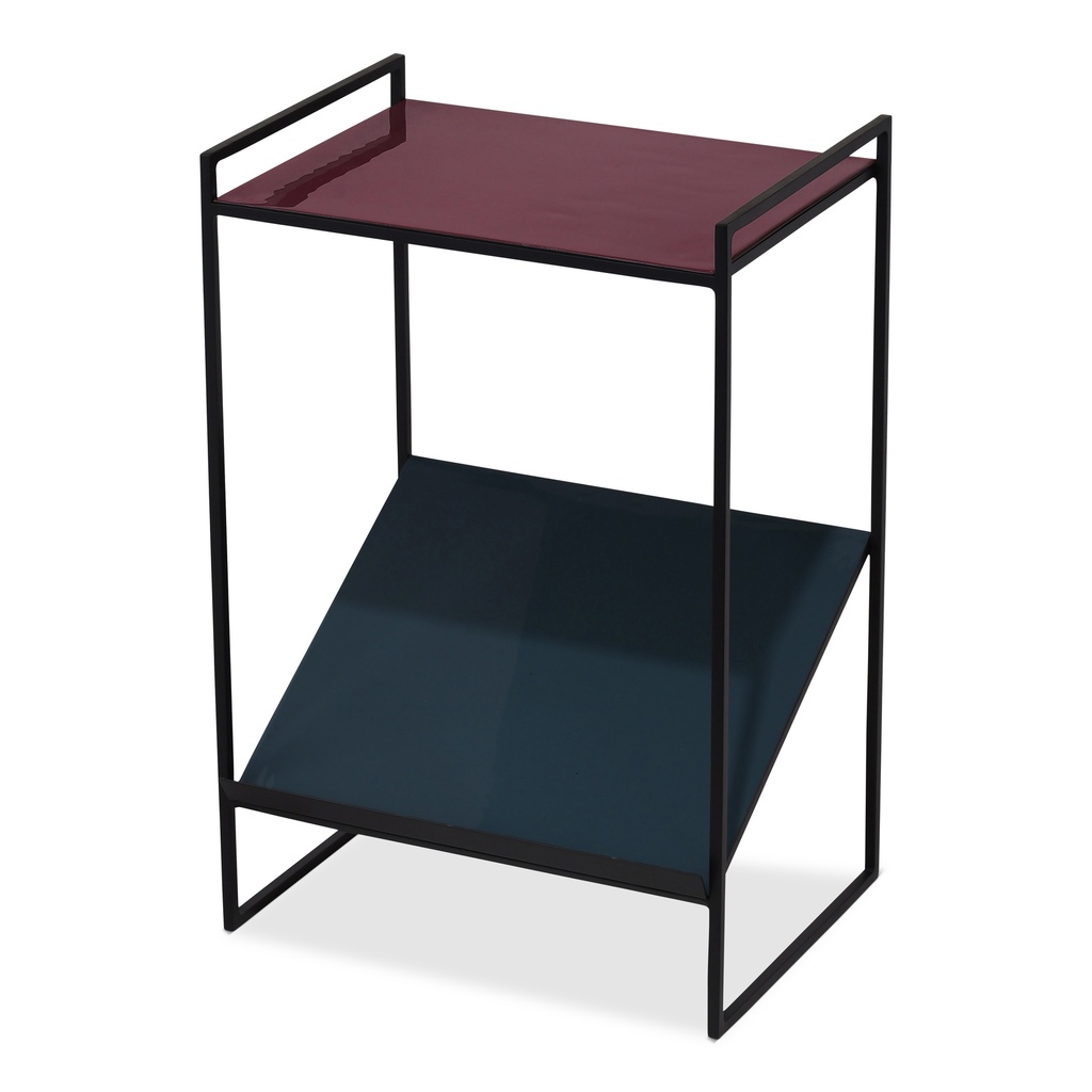 Noemi Enamel Magazine End Table