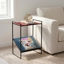 Noemi Enamel Magazine End Table