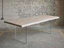 Brooks Dining Table - Glass Base