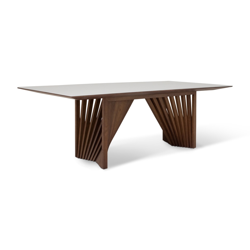 Laguna Slim Dining Table with Glass Top