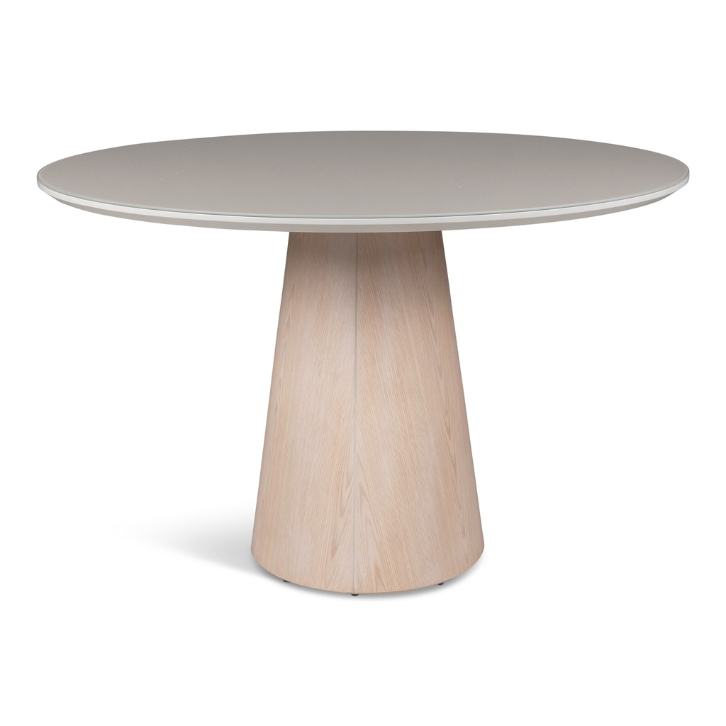 Mona Round Dining Table - Glass Top