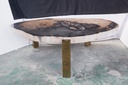 Kol Coffee Table - Natural Dark