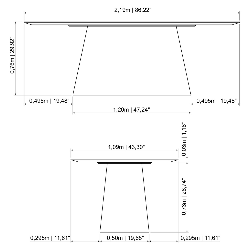 Fortaleza Dining Table