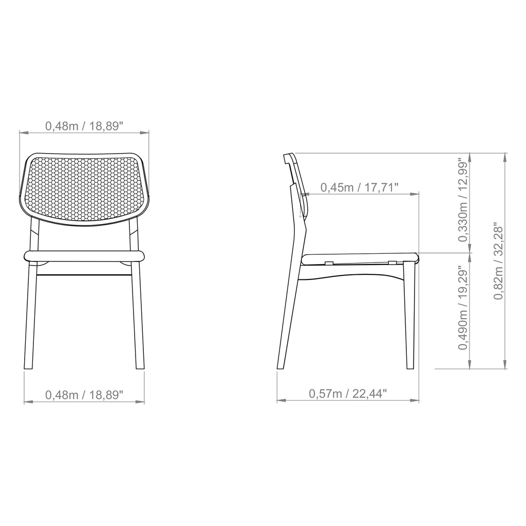 Beth 2.0 Cane Side Chair