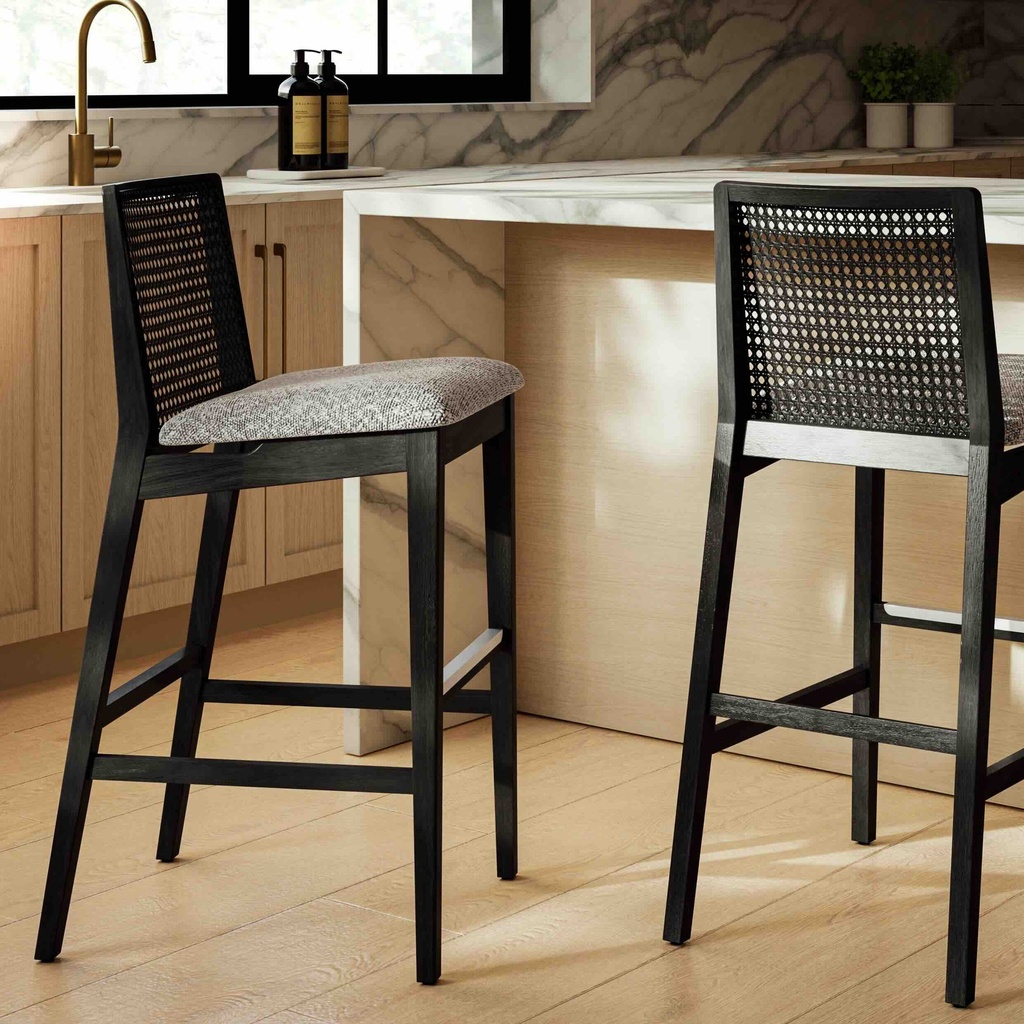 Nardia Cane Counter Stool