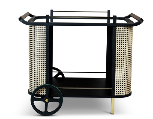 Dinda Cane Bar Cart