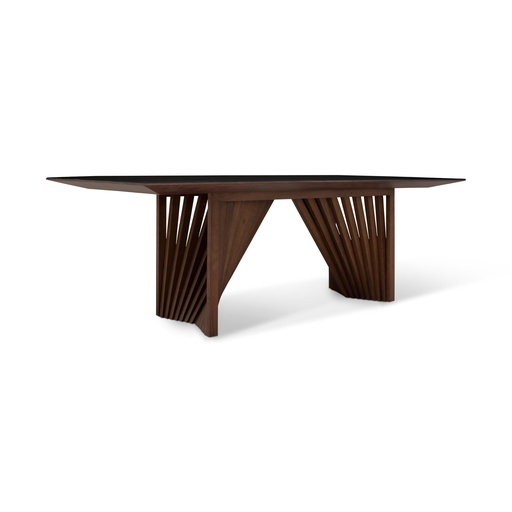 Laguna Lacquered Glass Dining Table