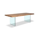 Brooks Dining Table - Glass Base